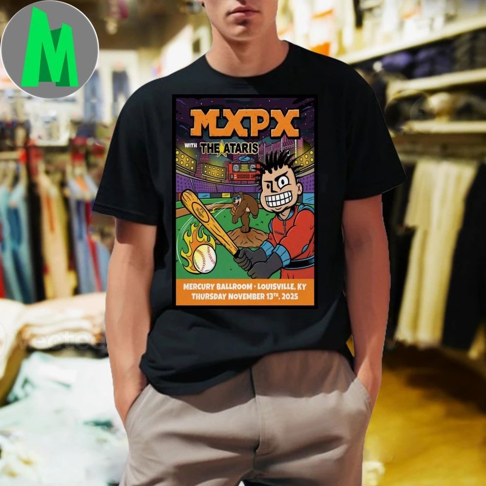 MXPX Louisville KY Concert Nov 13 2025 Poster Shirt