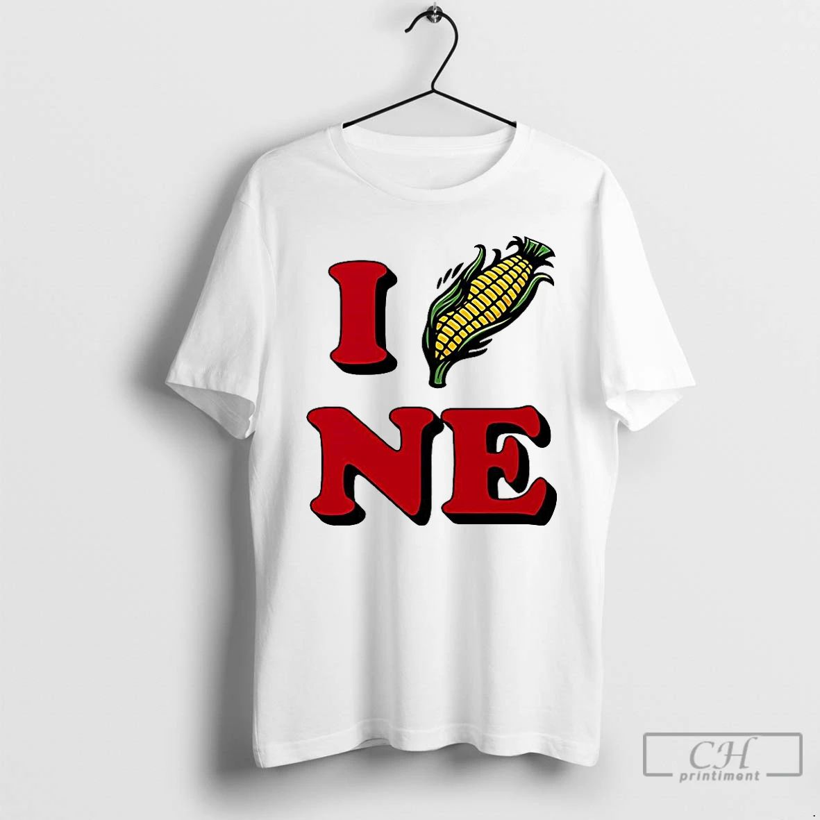 Classic I Corn Ne Cornhuskers University Of Nebraska T Shirts