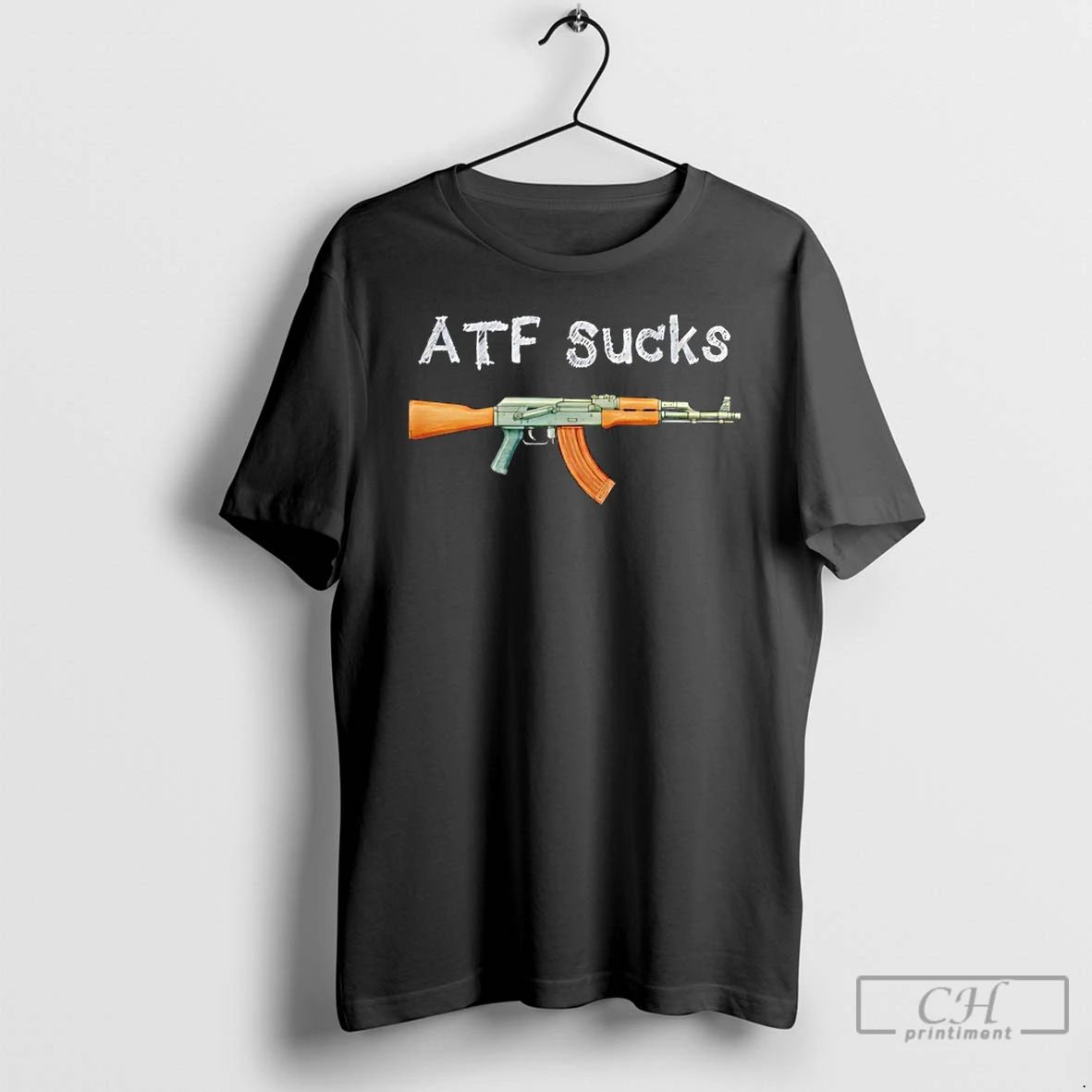 Classic Atf Sucks Sketch Ak47 T Shirts