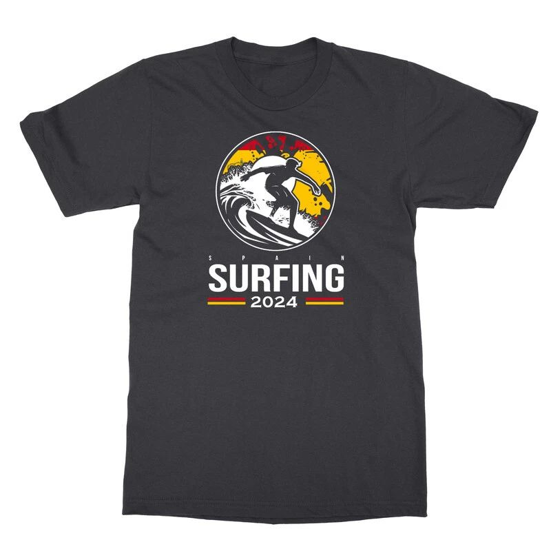 Spain Surfing Sport Glory - 2024 Summer Games Fan Unisex T-Shirt