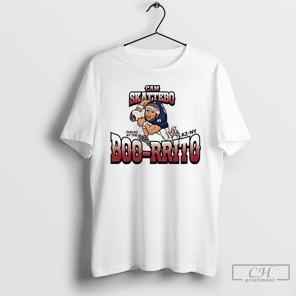 Classic Cam Skattebo Fueled By The Boorrito T Shirts