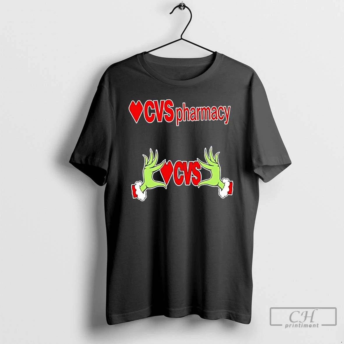 Classic Grinch Hands Love Cvs Pharmacy Christmas T Shirts