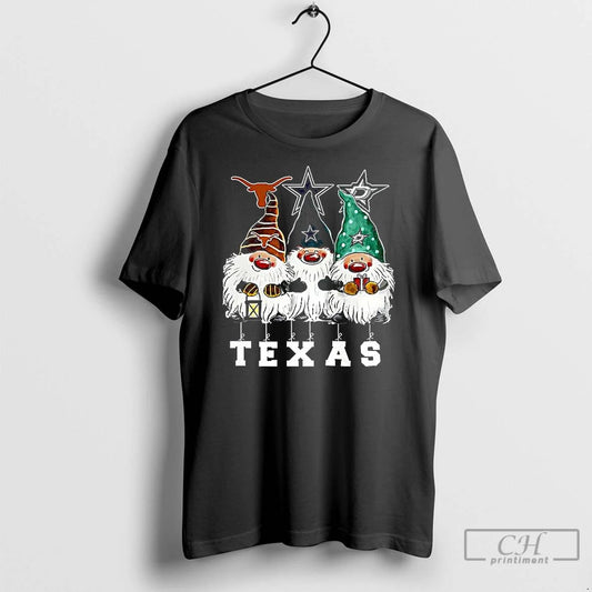Classic Gnome Texas Seahawks Dallas Cowboys Dallas Stars Christmas