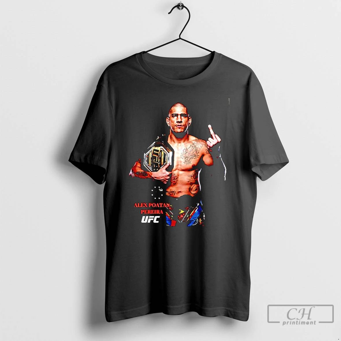 Premium Alex Poatan Pereira Ufc Champions Belt T Shirts
