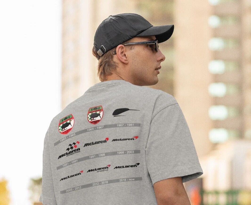 McLaren Racing Logo Evolution T-Shirt S-2XL