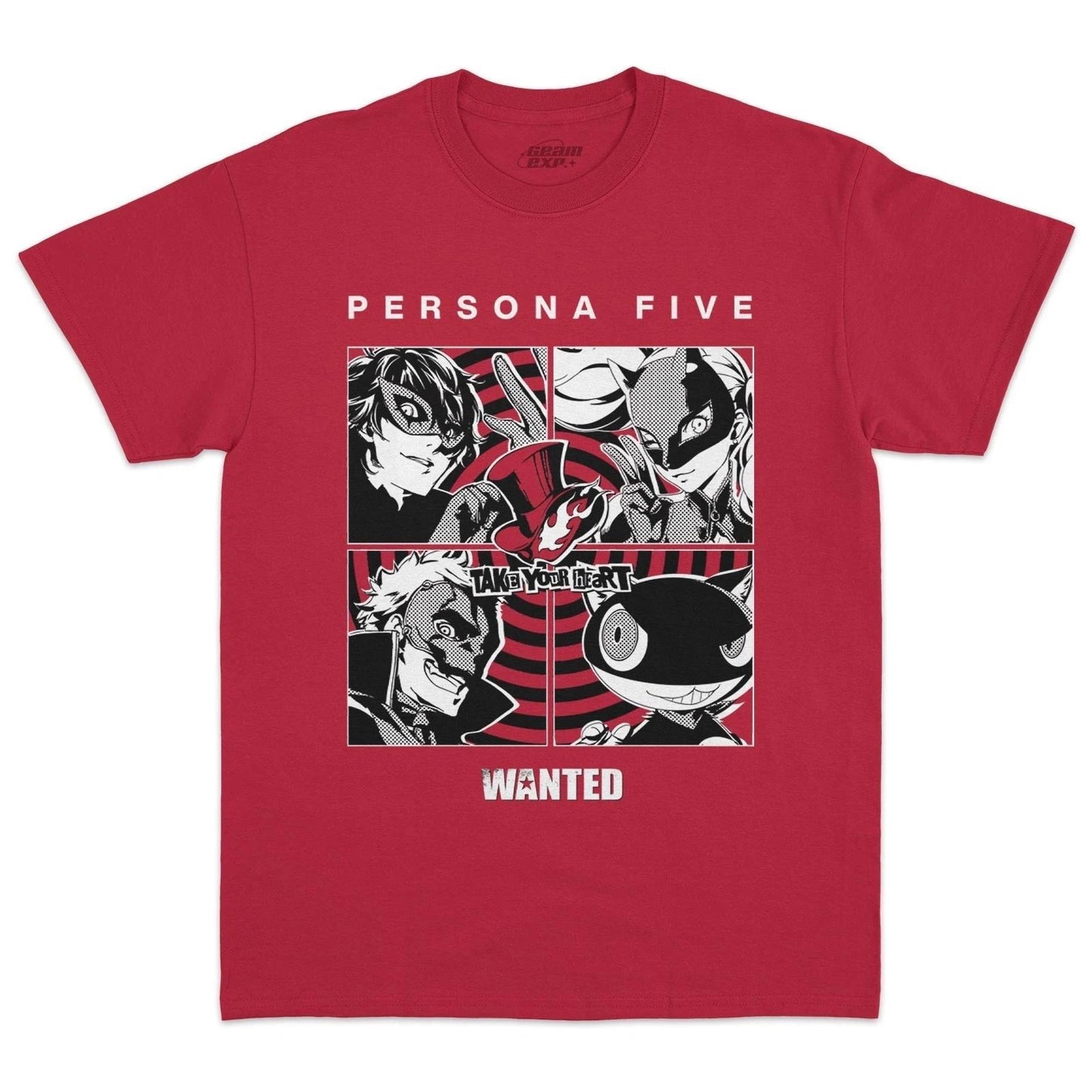 Persona Five Video game Graphic Tee Unisex Short Sleeve Shirt S-5XL