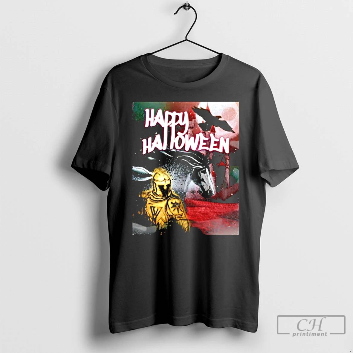 Classic Vegas Golden Knights Happy Halloween 2025 Art T Shirts