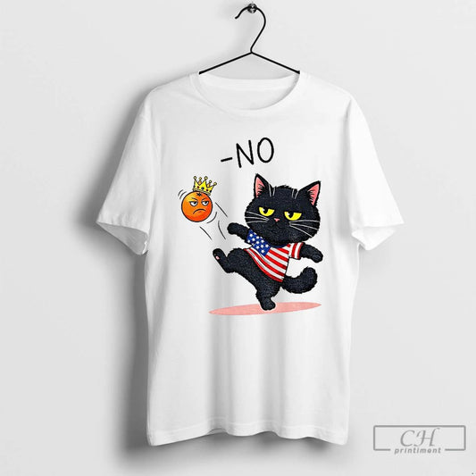 Classic Kicking The Trump No Kings In America T Shirts