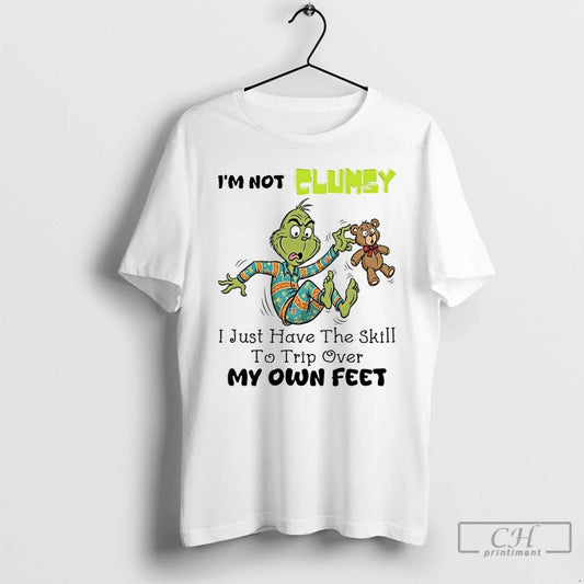 Classic Grinch And Bears Im Not Clumsy I Just Have The Skill To Strip Over