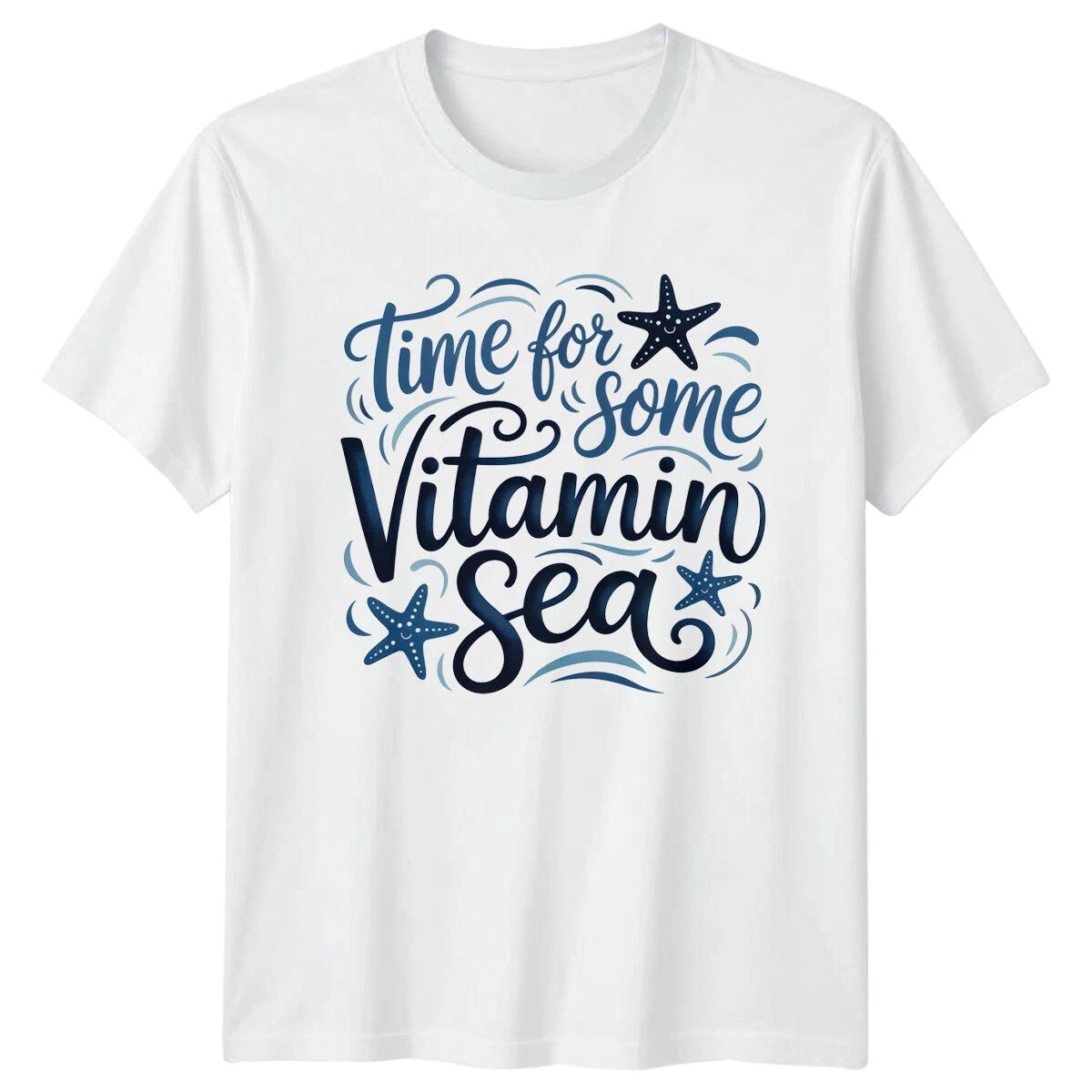 Time For Some Vitamin Sea Beach Life Ocean Mens Womens Graphic Unisex T Shirt