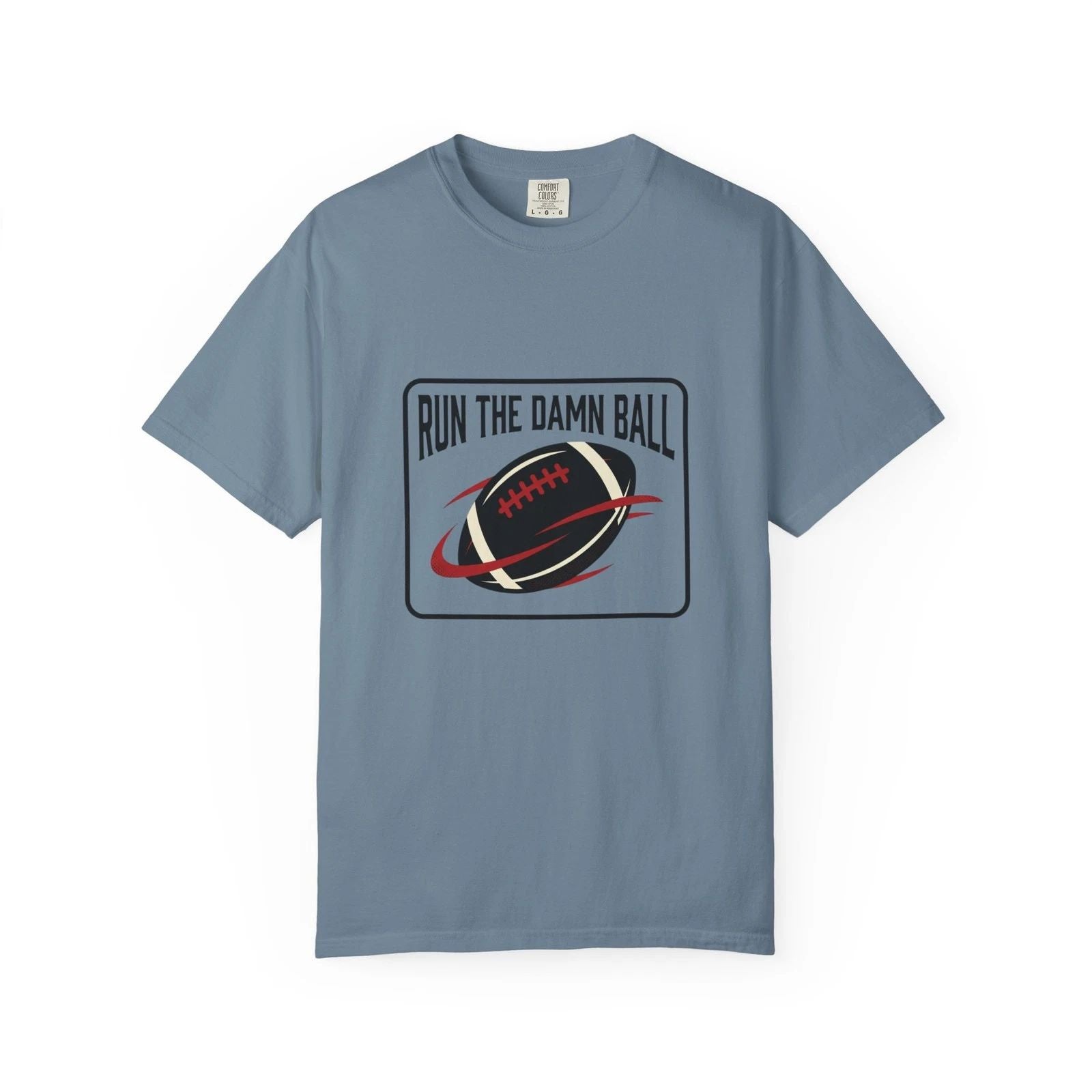 Football Shirt Run The Damn Ball - Funny Adult Unisex Football Tee