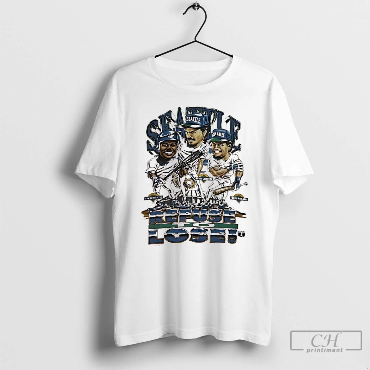 Classic Seattle Mariners Refuse To Lose Ken Griffey Jr Randy Johnson Edgar Martine T Shirts
