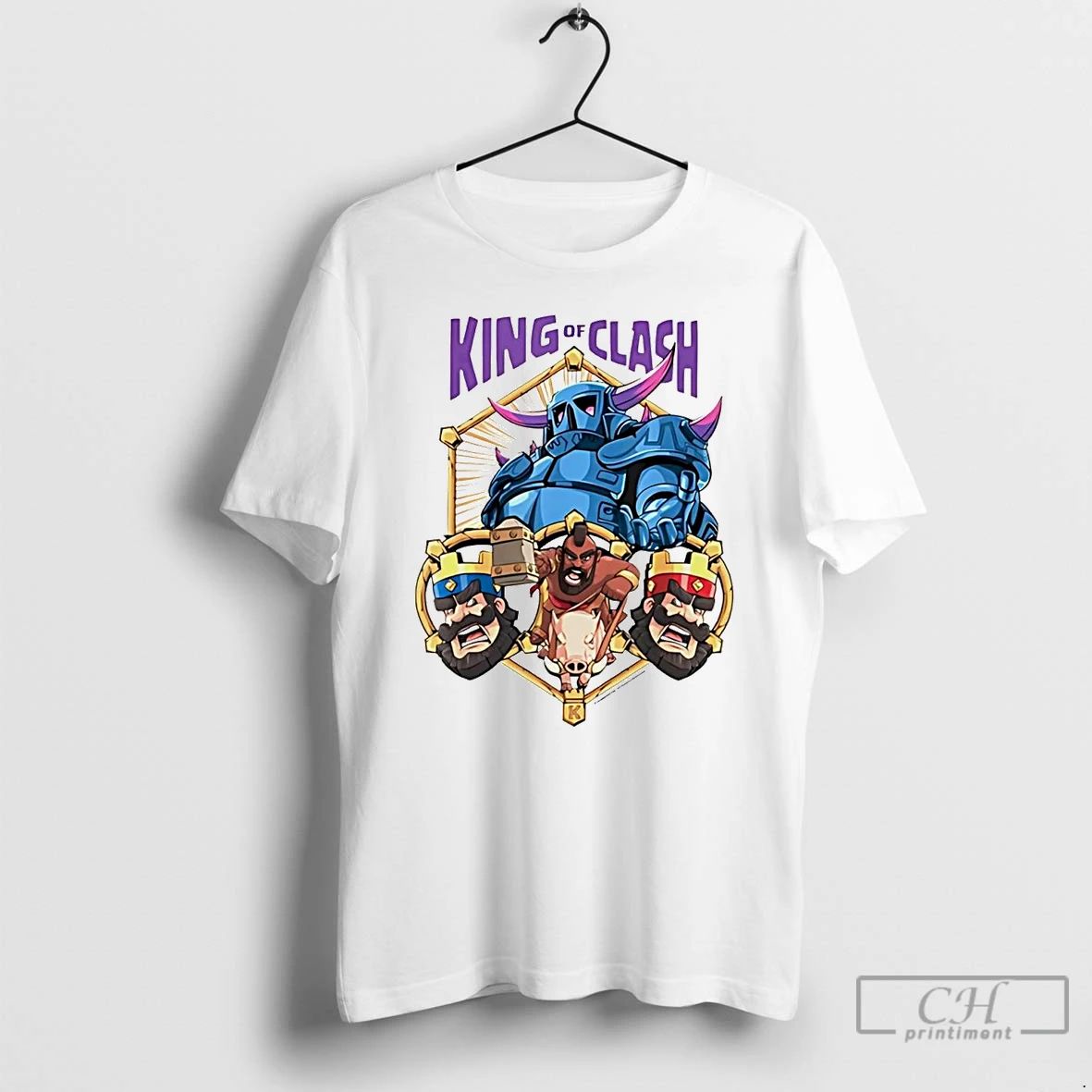 Classic Clash Royale King Of Clash T Shirts