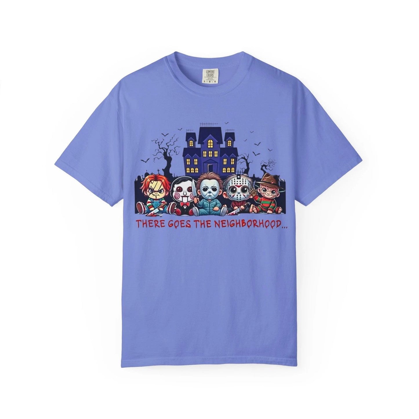 Spooky Neighborhood Tee, Halloween T-shirt, Unisex Fun Shirt