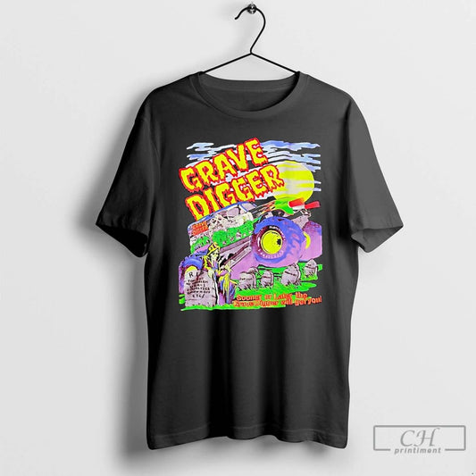 Classic Grave Digger Will Get You Racing Vintage T Shirts