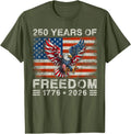 250th American Anniversary Independence 250 Years of Freedom T-Shirt reprint sal