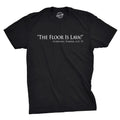 Mens Floor Is Lava Funny T shirts Cool Novelty Jokes Hilarious Nerd T shirt
