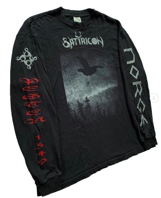 1996 Satyricon - Nemesis Divina Vintage Long Sleeves Shirt Reprint