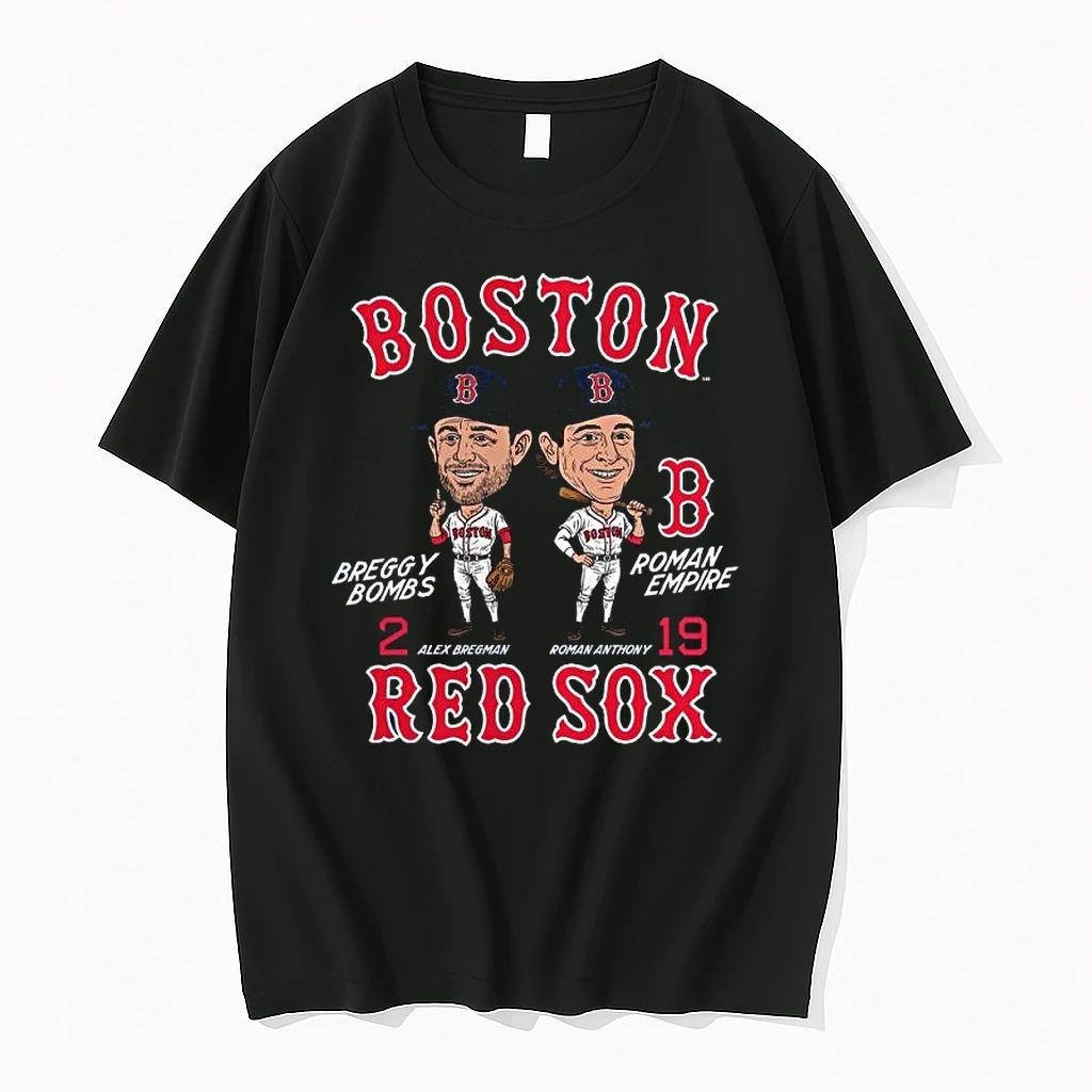 Roman Anthony Alex Bregman Boston Red Sox Caricature Player Duo Tshirts Sweater