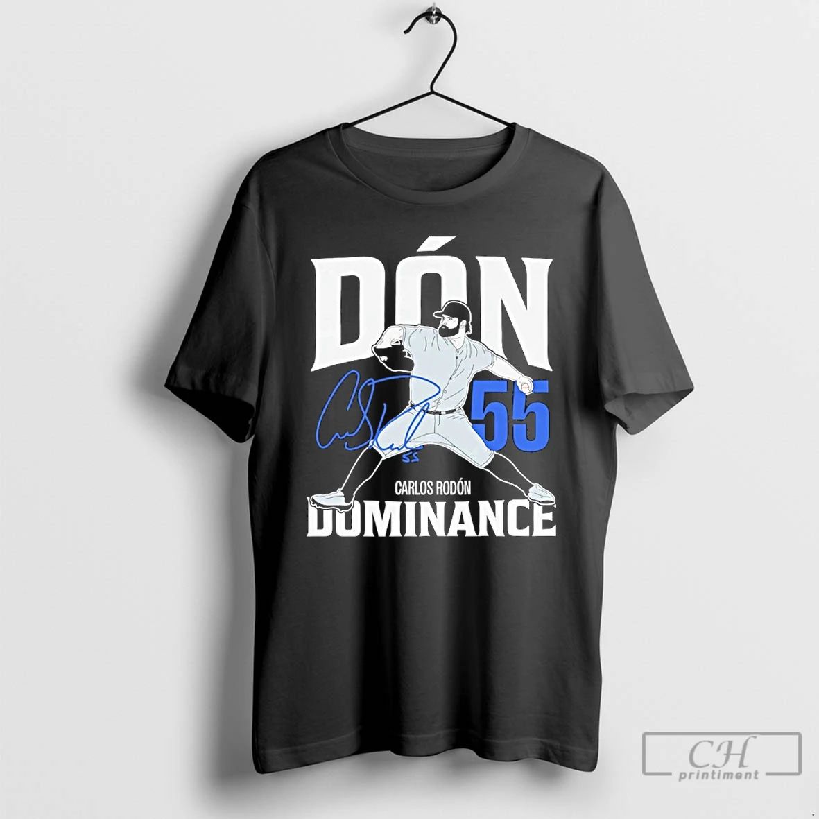 Premium Carlos Rodon 55 Don Dominance New York Yankee Autographed T Shirts