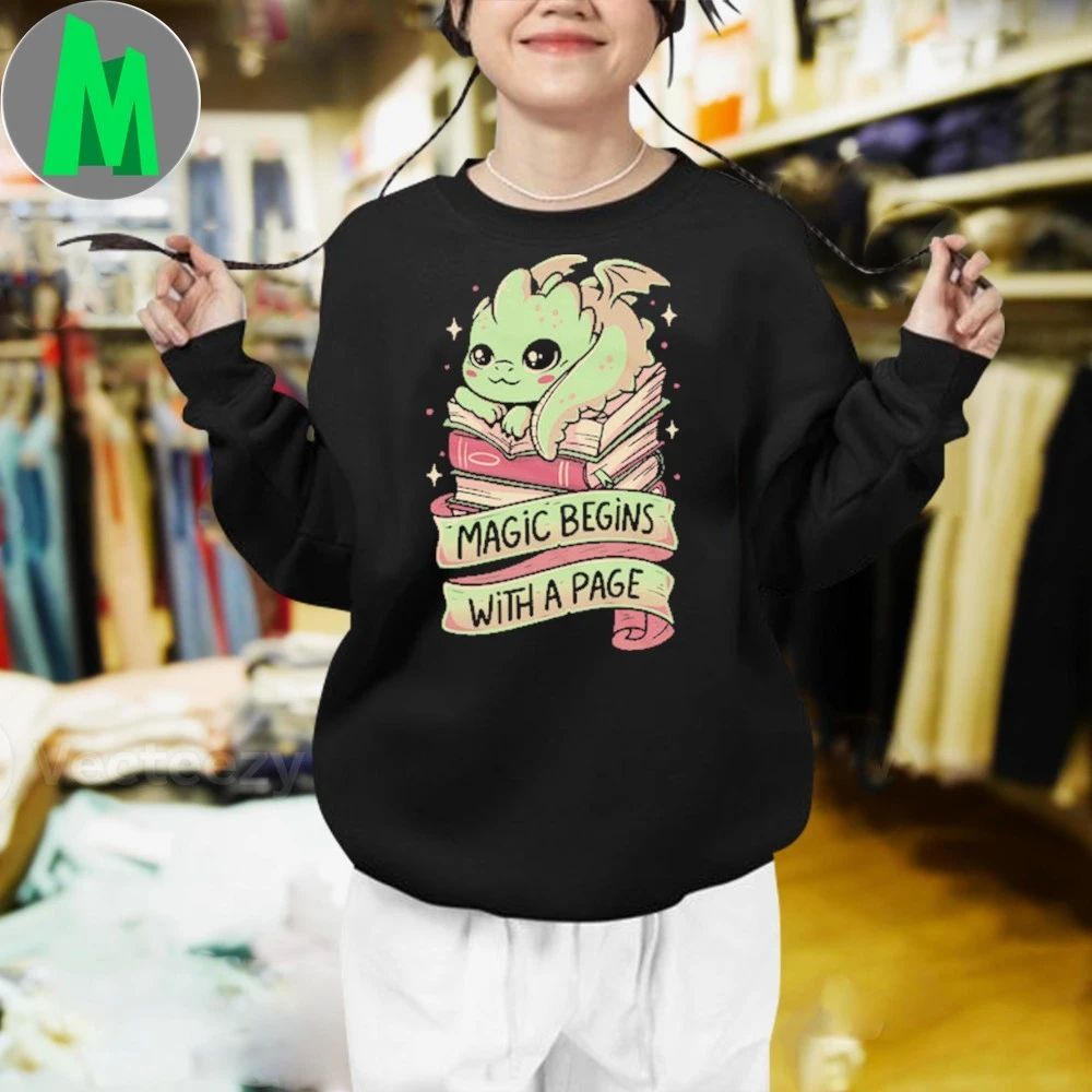 Original Magic Begins With A Page Shirt
