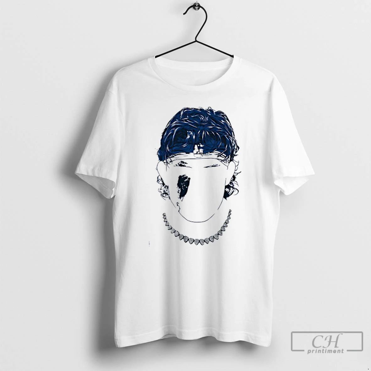 Classic Jaxson Dart New York Giants Blank Face T Shirts