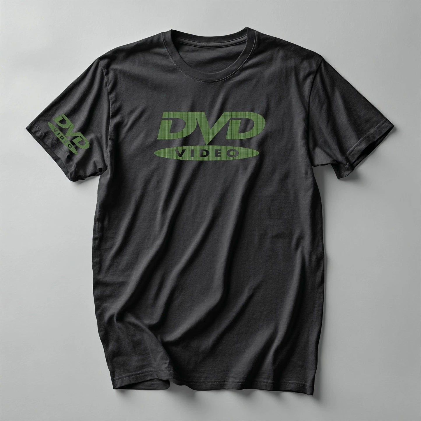 DVD Video Style Graphic T Shirt Retro Media Screen Design