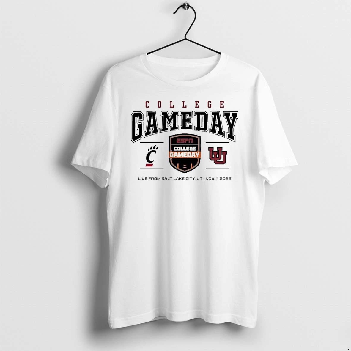 2025 College Gameday Cincinnati Vs Utah Logo Tshirts Sweater