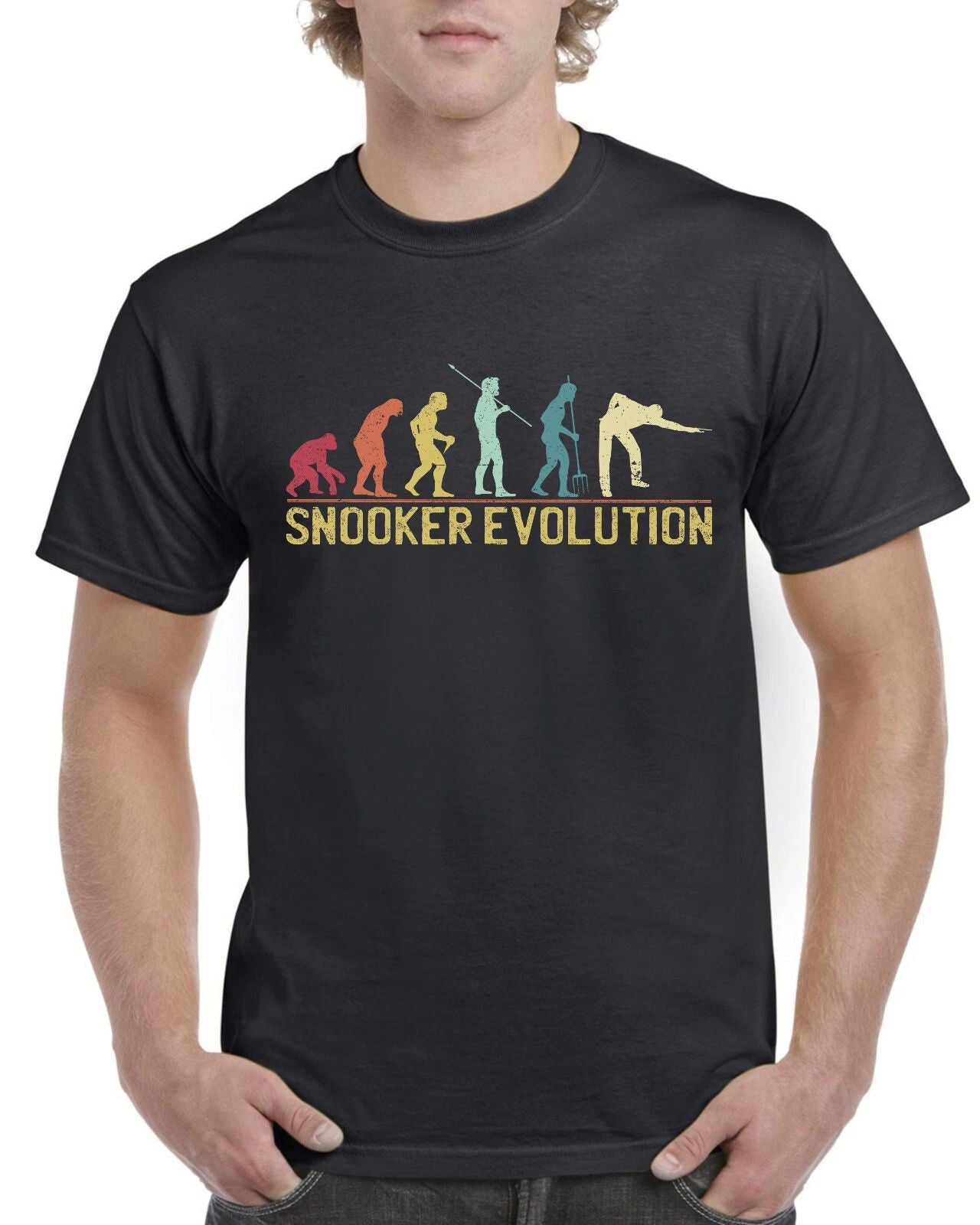 Birthday Gifts For Dad Evolution Of Snooker T Shirt 147 Break Mens TShirt DaddY