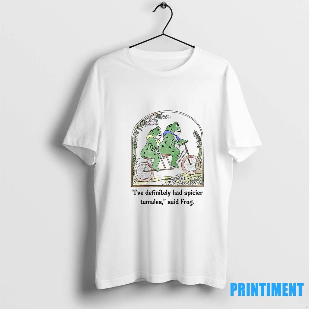 Portland Frog Ive Definitely Had Spicier Tamales Said Frog Vintage Tshirts Sweater
