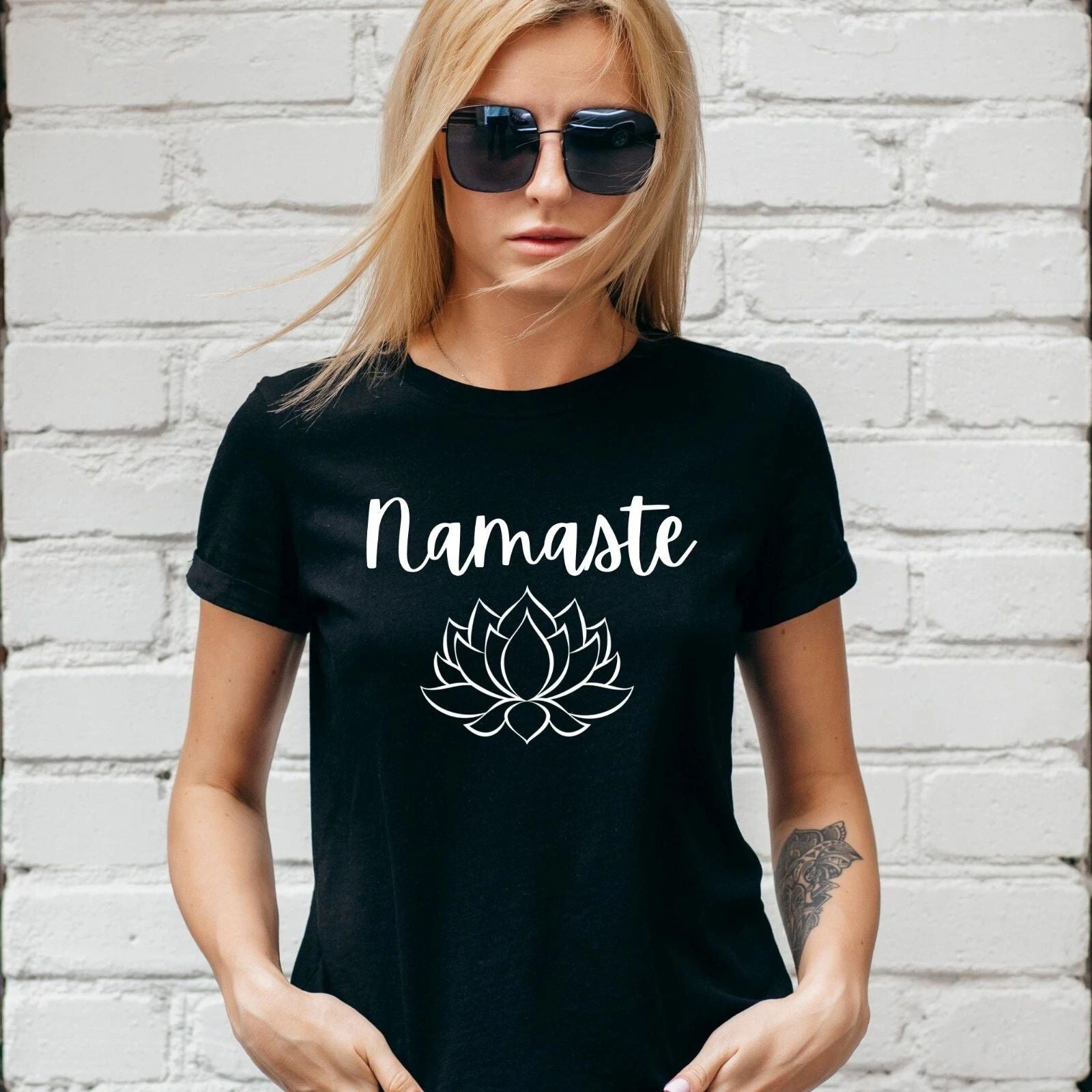 Namaste T-shirt, Yoga, Buddhism, Hinduism, Meditation, Unisex or Ladies Fit