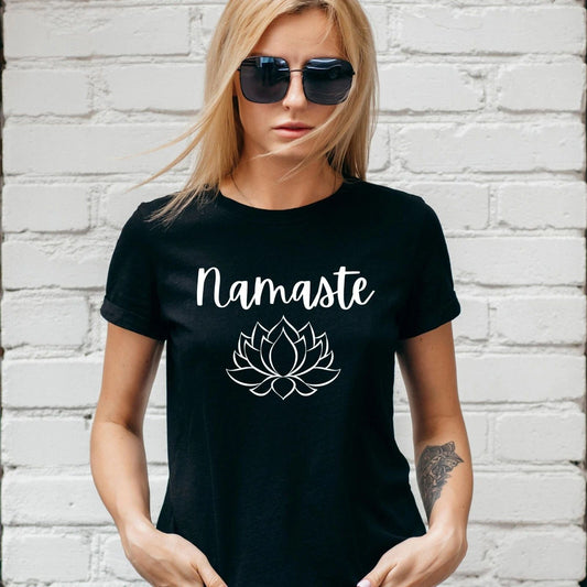 Namaste T-shirt, Yoga, Buddhism, Hinduism, Meditation, Unisex or Ladies Fit