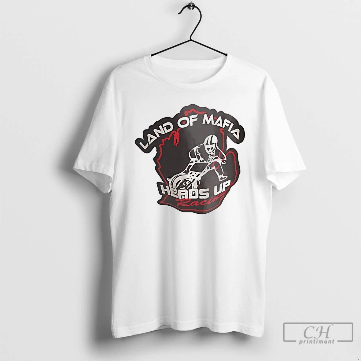 Classic Land Of Mafia Heads Up Racing T Shirts
