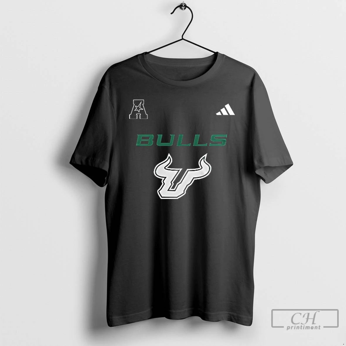 Classic South Florida Bulls Football City Skyline Logo T Shirts