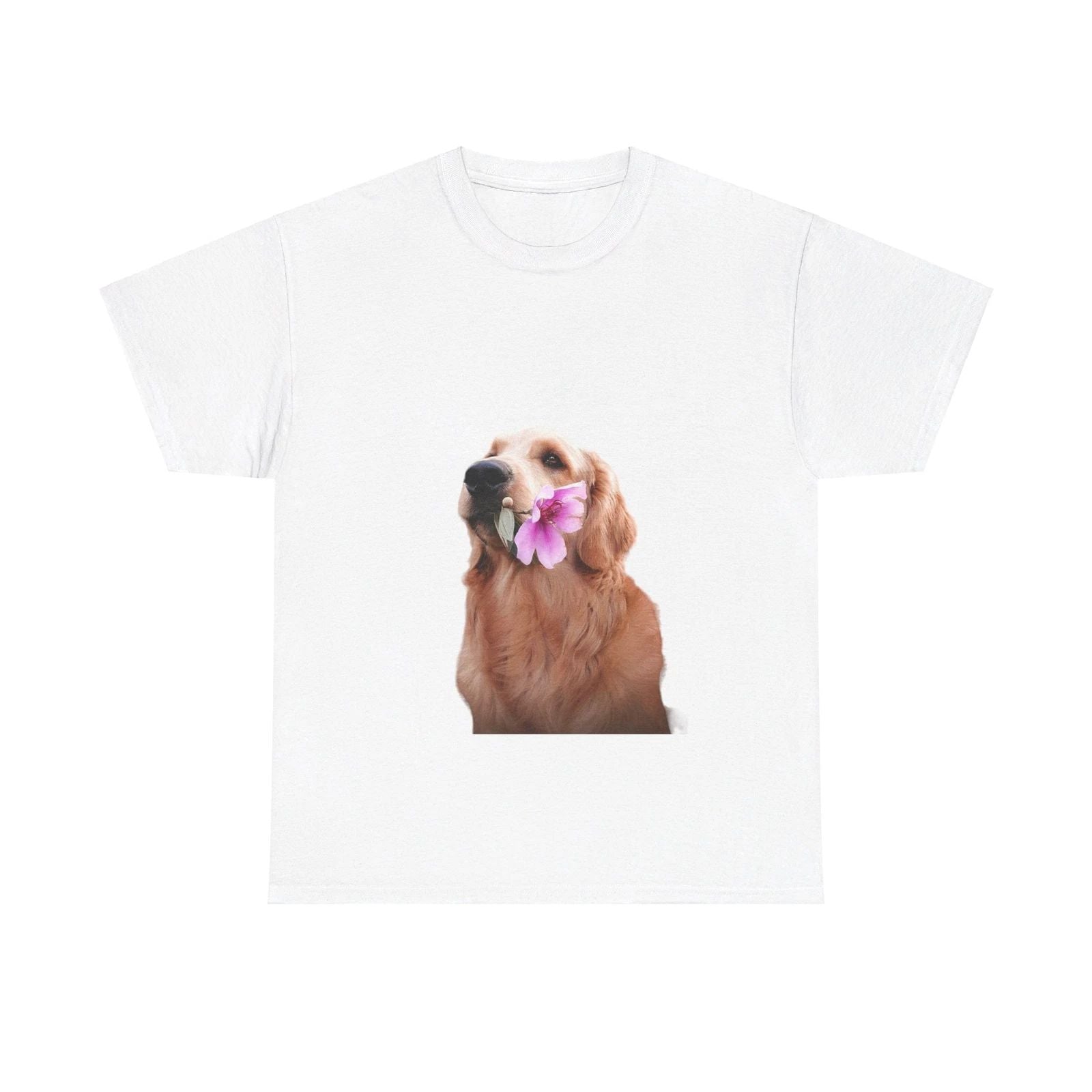 Classic Dog Cotton Tee – Elegant & Comfortable