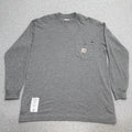 New Carhartt FR CAT2 Long Sleeve Gray Tee Shirt #297-31 (GREAT PRICE) Cintas
