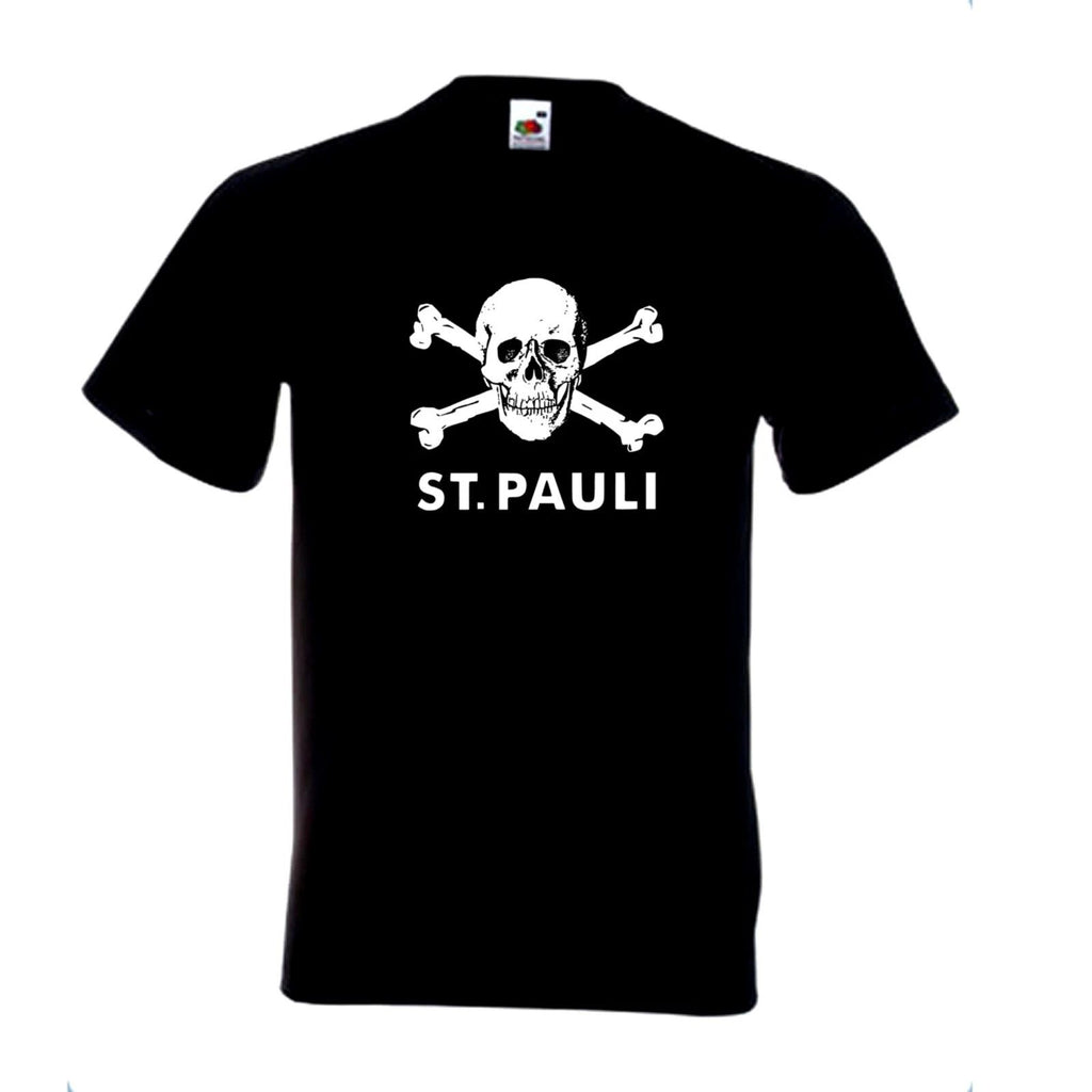 Fc St. Pauli Skull T Shirt All Sizes