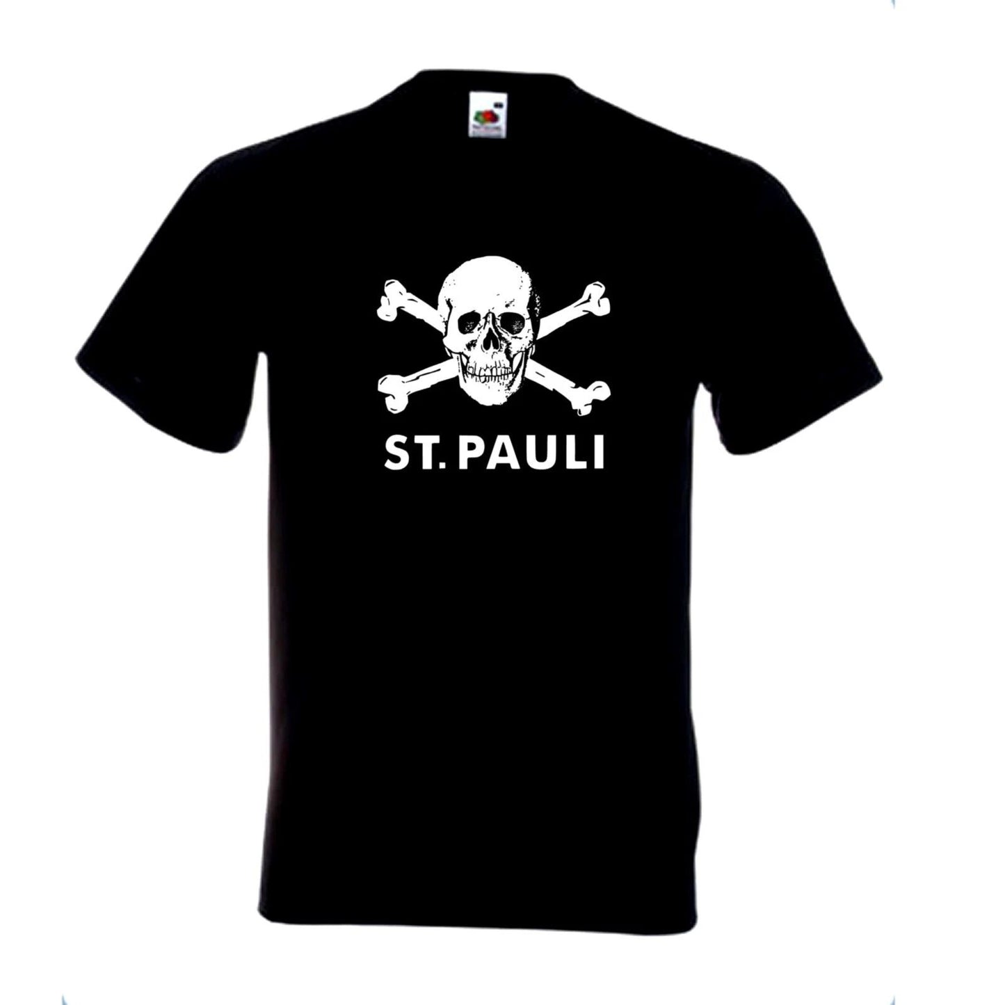 Fc St. Pauli Skull T Shirt All Sizes