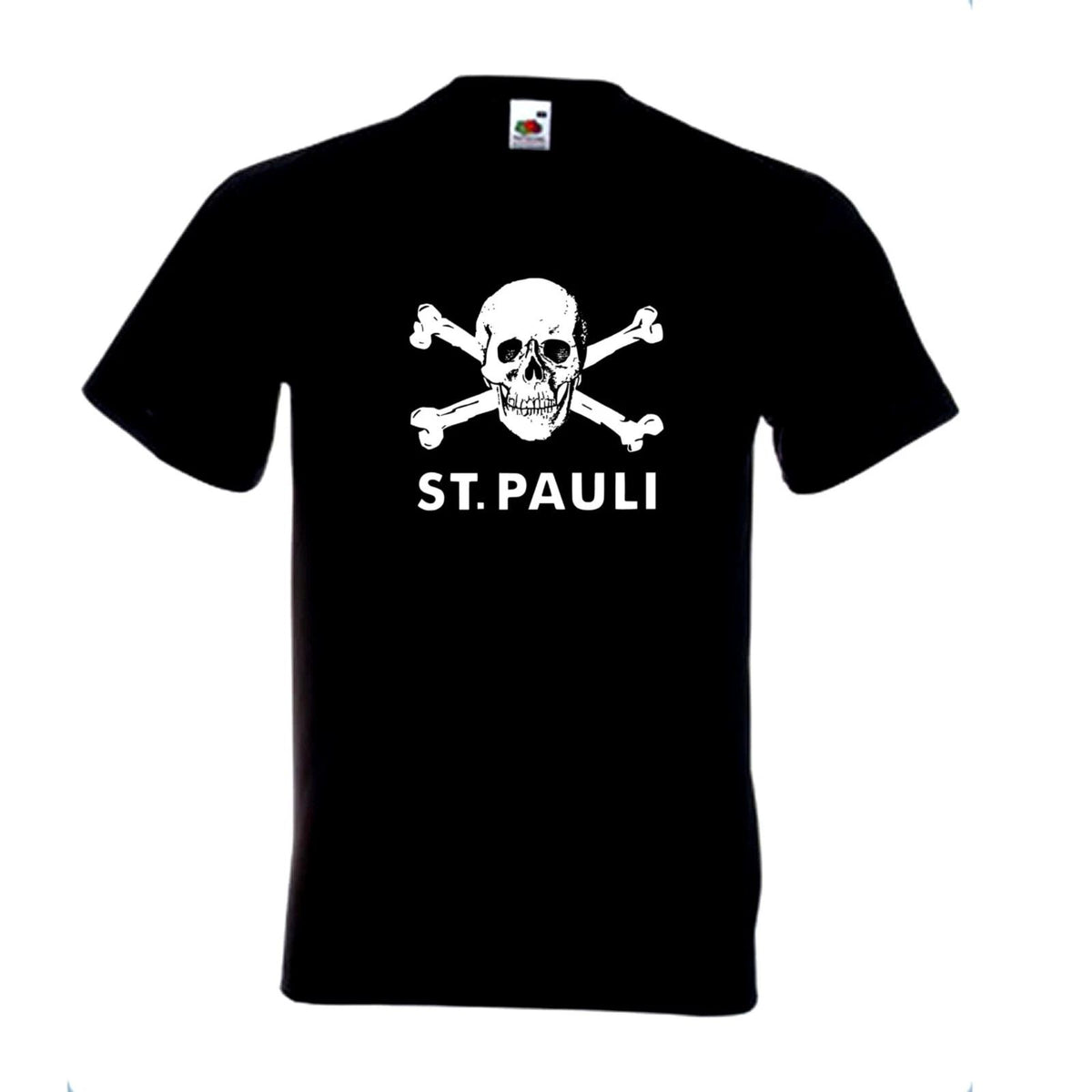 Fc St. Pauli Skull T Shirt All Sizes