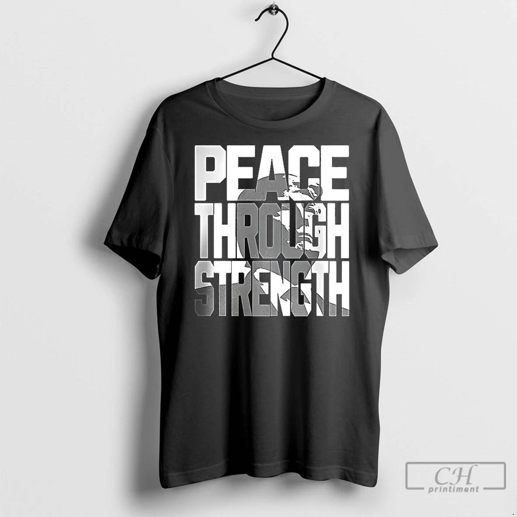 Premium Peace Through Strength Trump In Wording