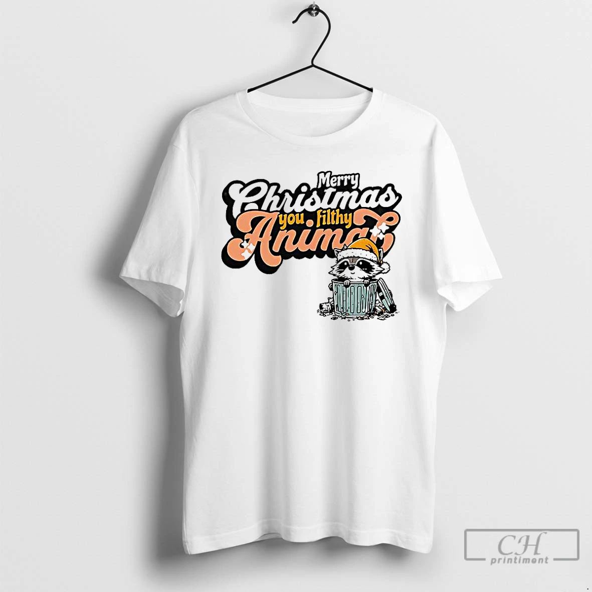 Classic Merry Christmas You Filthy Animal T Shirts
