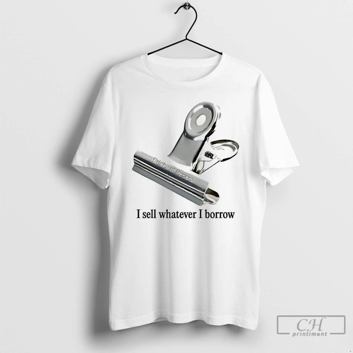 Classic Bricks Clip I Sell Whatever I Borrow T Shirts
