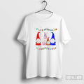 Classic Family Gnomes Merry Christmas Lights And Snowflakes T Shirts