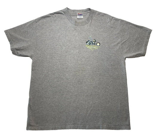 Island Riders Maui Hawaii T-shirt Motorcycle Volcano Men’s XL Gray