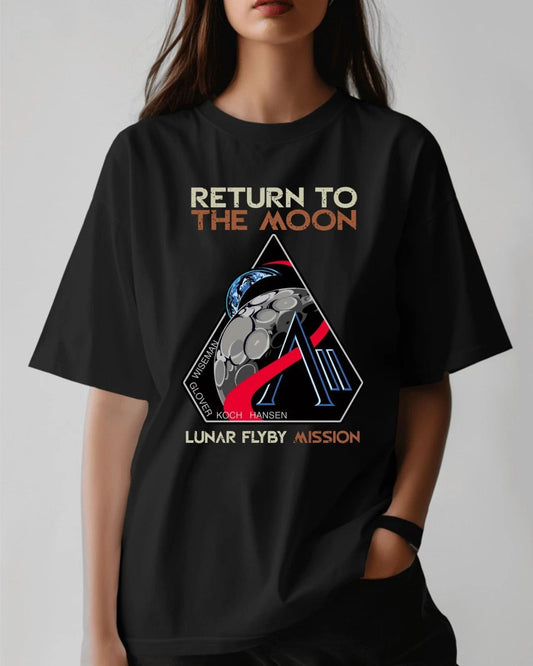 Artemis II Return To The Moon 2026 T-Shirt, Lunar Flyby Mission Shirt, Vintage T