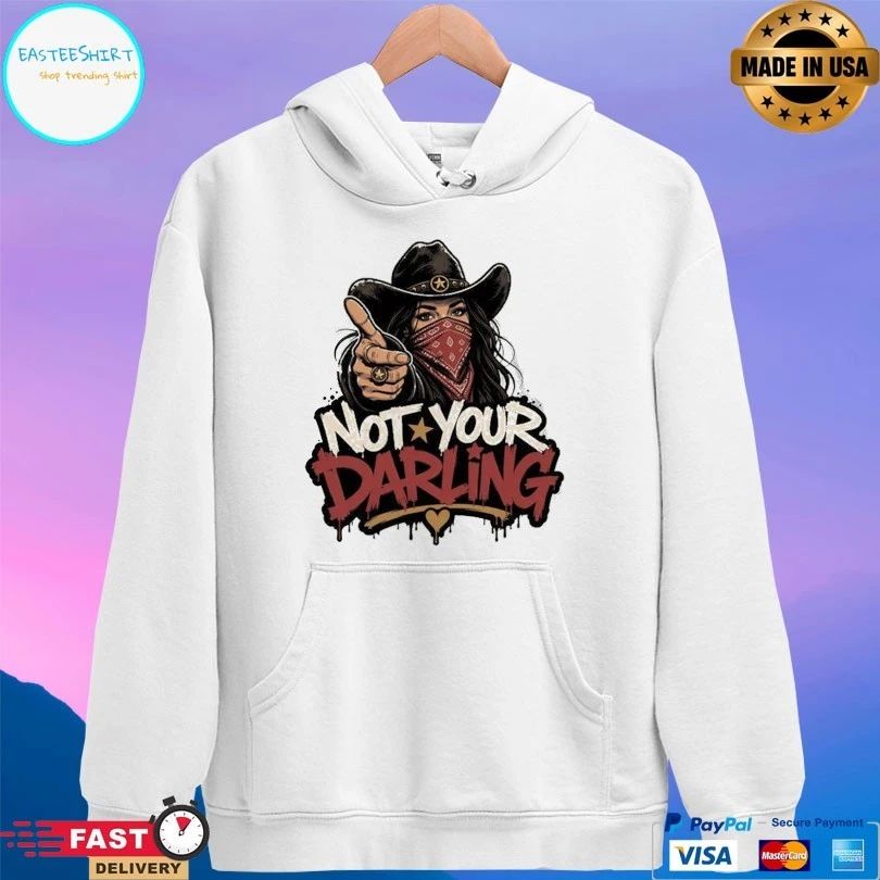 Outlaw Cowgirl Not Your Darling T-shirt