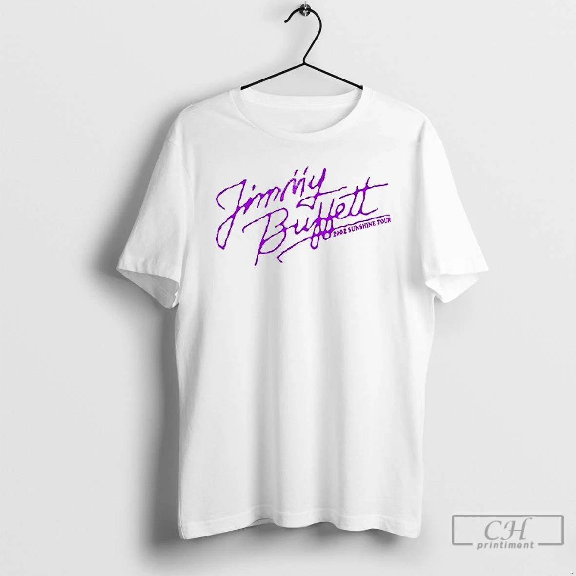 Premium Jimmy Buffett 2002 I Was At The Sunshine Tour Dates 1 Sided T Shirts