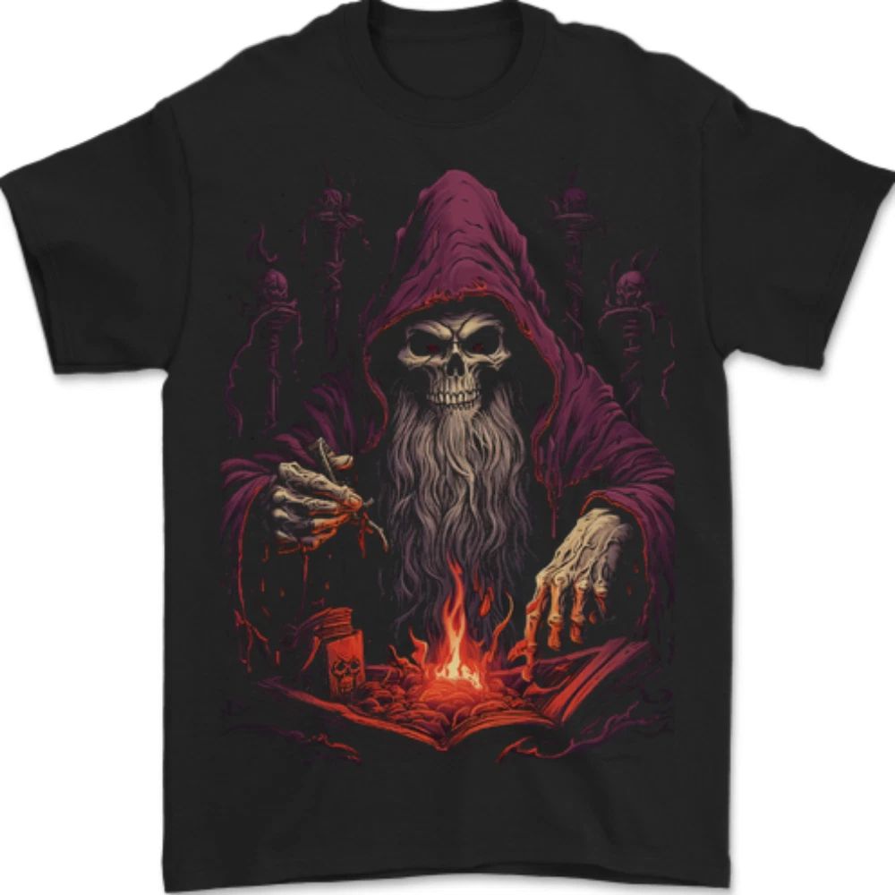 Fantasy Wizard Warlock 7 Mens T-Shirt 100% Cotton