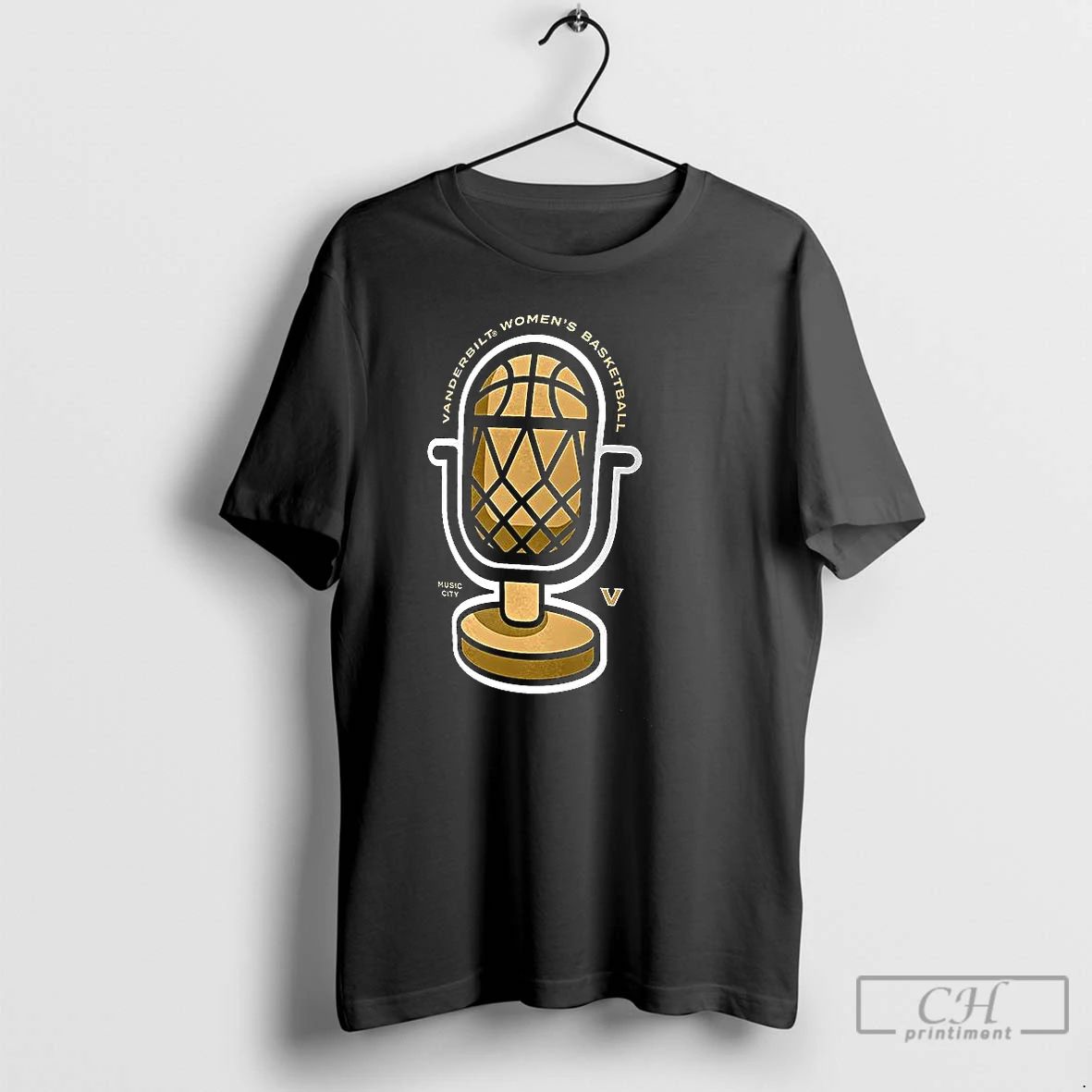 Classic Vanderbilt Commodores Womens Basketball Micro Music City T Shirts