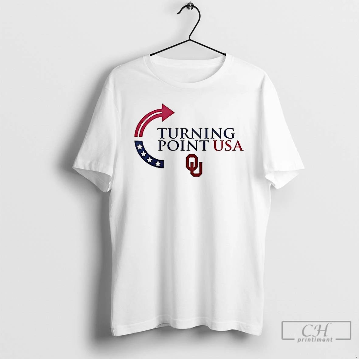 Oklahoma Sooners X Charlie Kirk Turning Point Usa The University Of Oklahoma Usa Flag